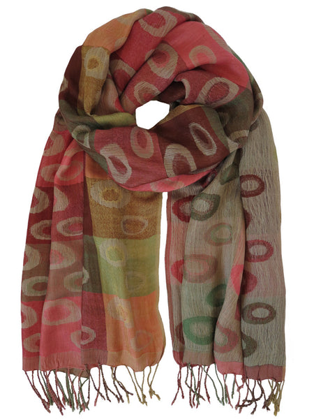 Silk Scarf - Planet Green by Artisan Route
