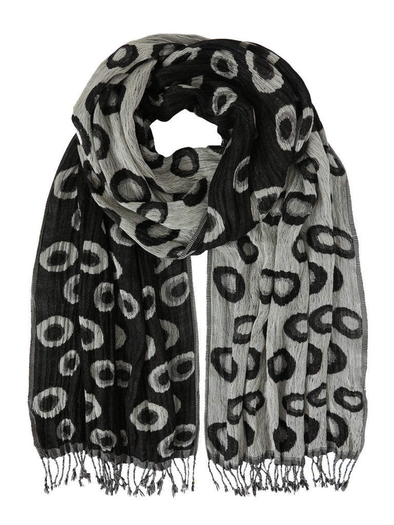Silk Scarf - Planet Charcoal Mix by Artisan Route