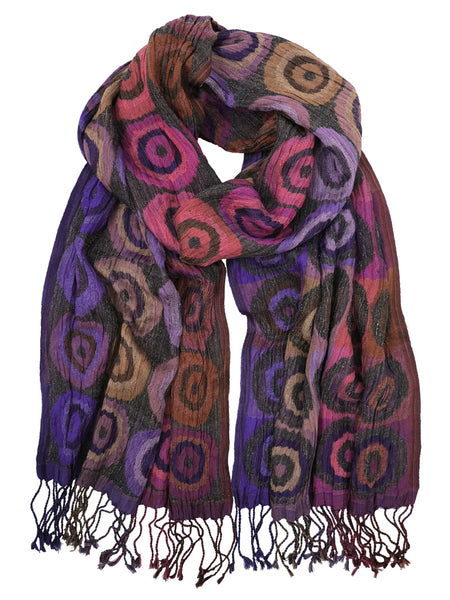 Silk Scarf - Target Purple by Artisan Route