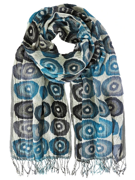 Silk Scarf - Target Teal by Artisan Route