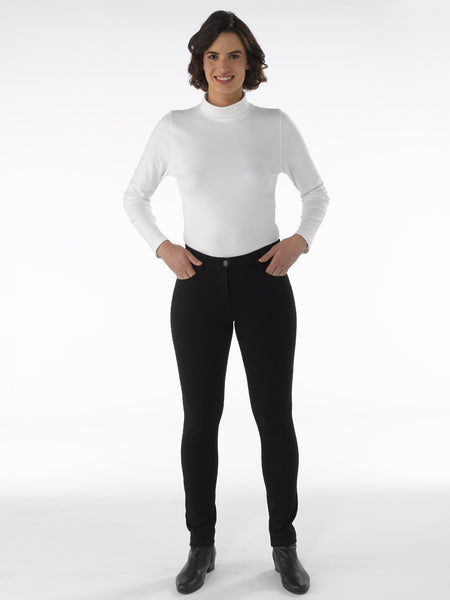 Ladies Trousers - Zita in Black at Artisan Route