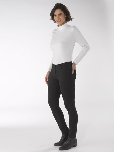 Ladies Trousers - Zita in Charcoal at Artisan Route